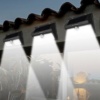 Водоотпорна надворешна LED светилка со 40 диоди