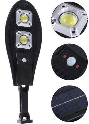 Соларна LED светилка 60W IP65 со држач - Image 7