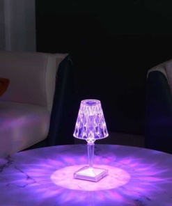 Alternative view of Кристална Led столна ламба