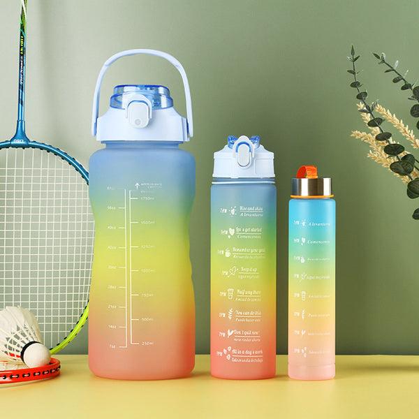 Сет 3 шишиња за вода со тајмер маркери 280ml-2l