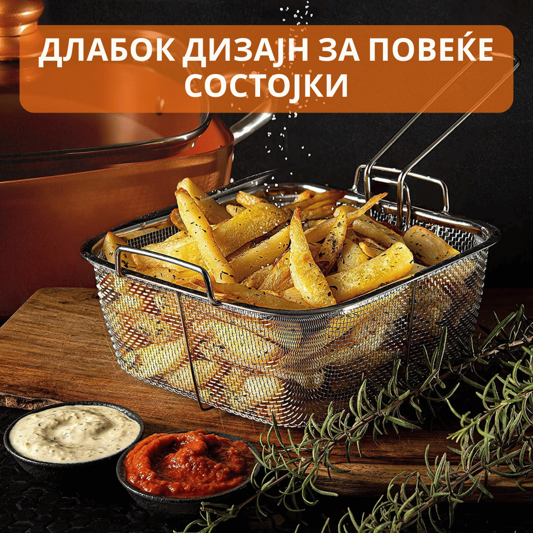 Квадратна бакарна тава со нелеплива површина (Бесплатна достава) - Image 8