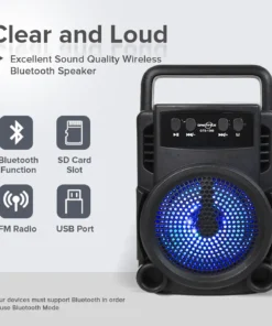 Bluetooth звучник 3" GTS-1360