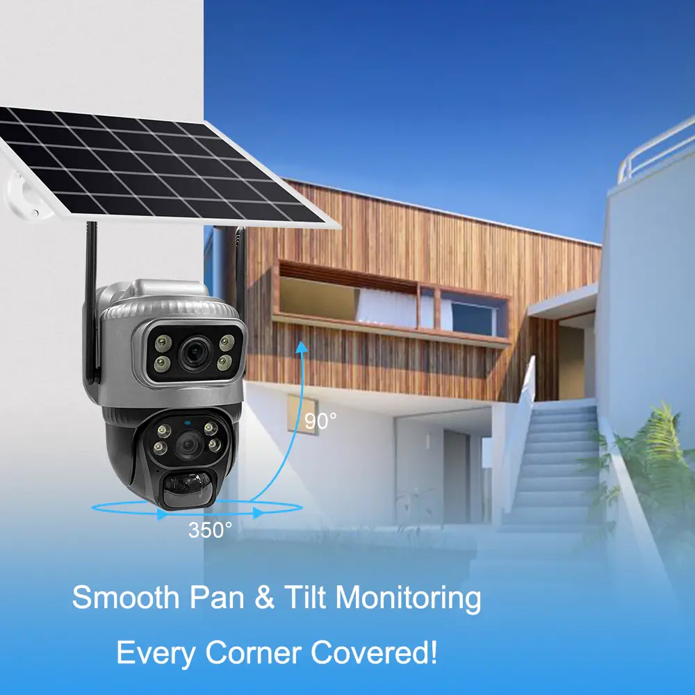 Соларна 4G безбедносна камера V380 - Image 8