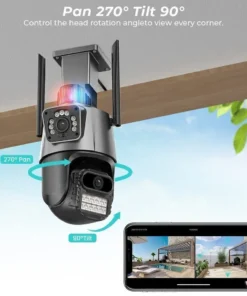 Двојна WIFI камера за надзор, SMART (БЕСПЛАТНА ДОСТАВА)