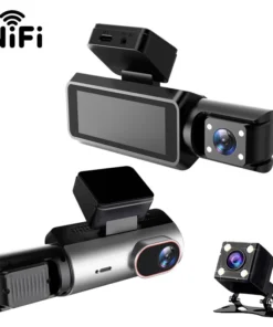 4-инчен IPS екран 1080P предна и внатрешна камера со двојно снимање