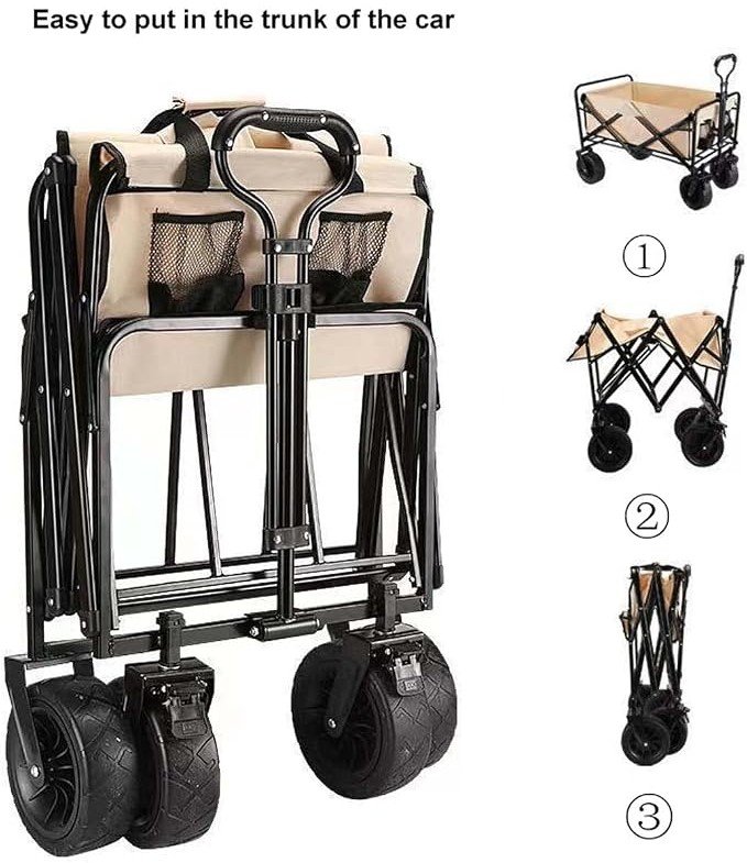 CarryPro™ Преклоплива транспортна количка со маса - Image 10