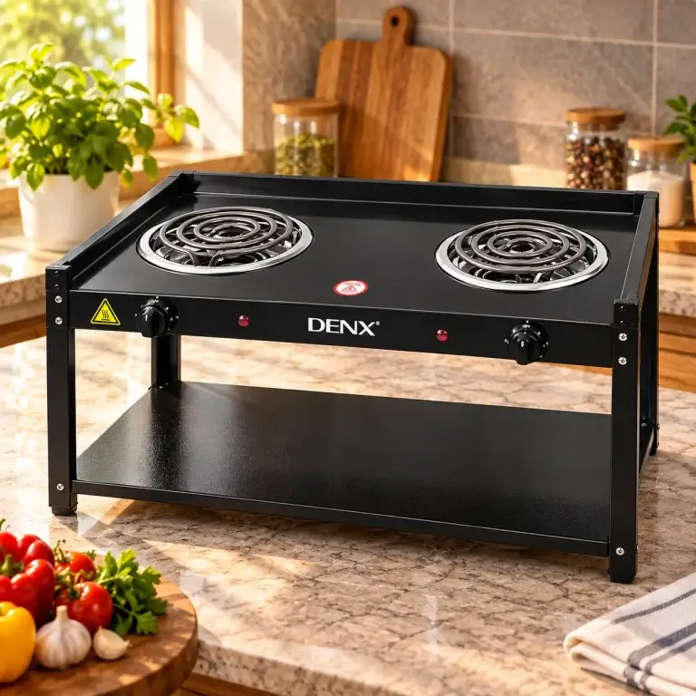 Denx Duo™ Двојно електрично мини-шпоретче (2 x 1000W) Бесплатна достава - Image 4