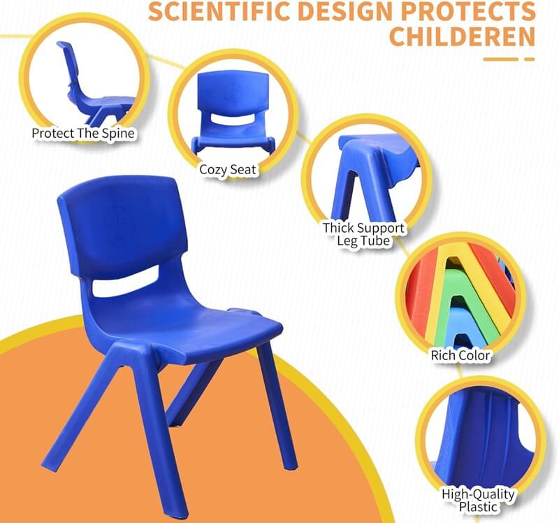 Lumora Kids™ Висококвалитетно пластично столче за деца - Image 10