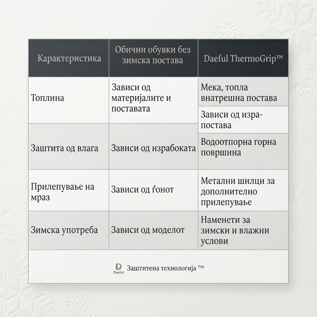 Daeful ThermoGrip™ Водоотпорни зимски чизми за снег (БЕСПЛАТНА ДОСТАВА) - Image 3